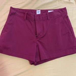 Maroon shorts